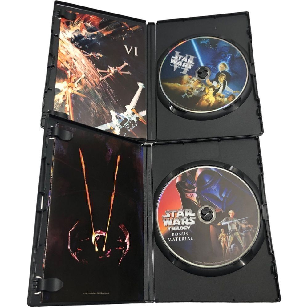Star Wars 4-Disc DVD Trilogy Box Set - Picture 5 of 13
